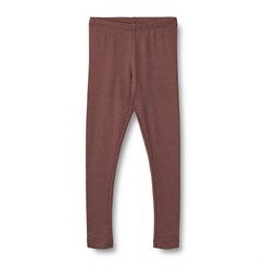 Wheat Rib leggings Maddy - Eggplant